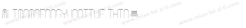 Alimamgfangyuantivf thin字体转换